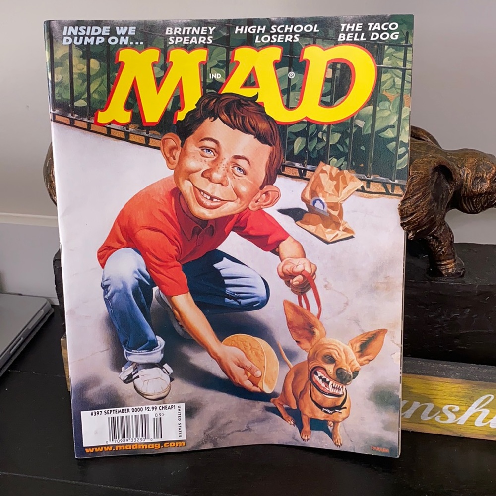 Vintage MAD Magazine Issue 397 September 2000 Survivor Parody Y2K Retro Comic